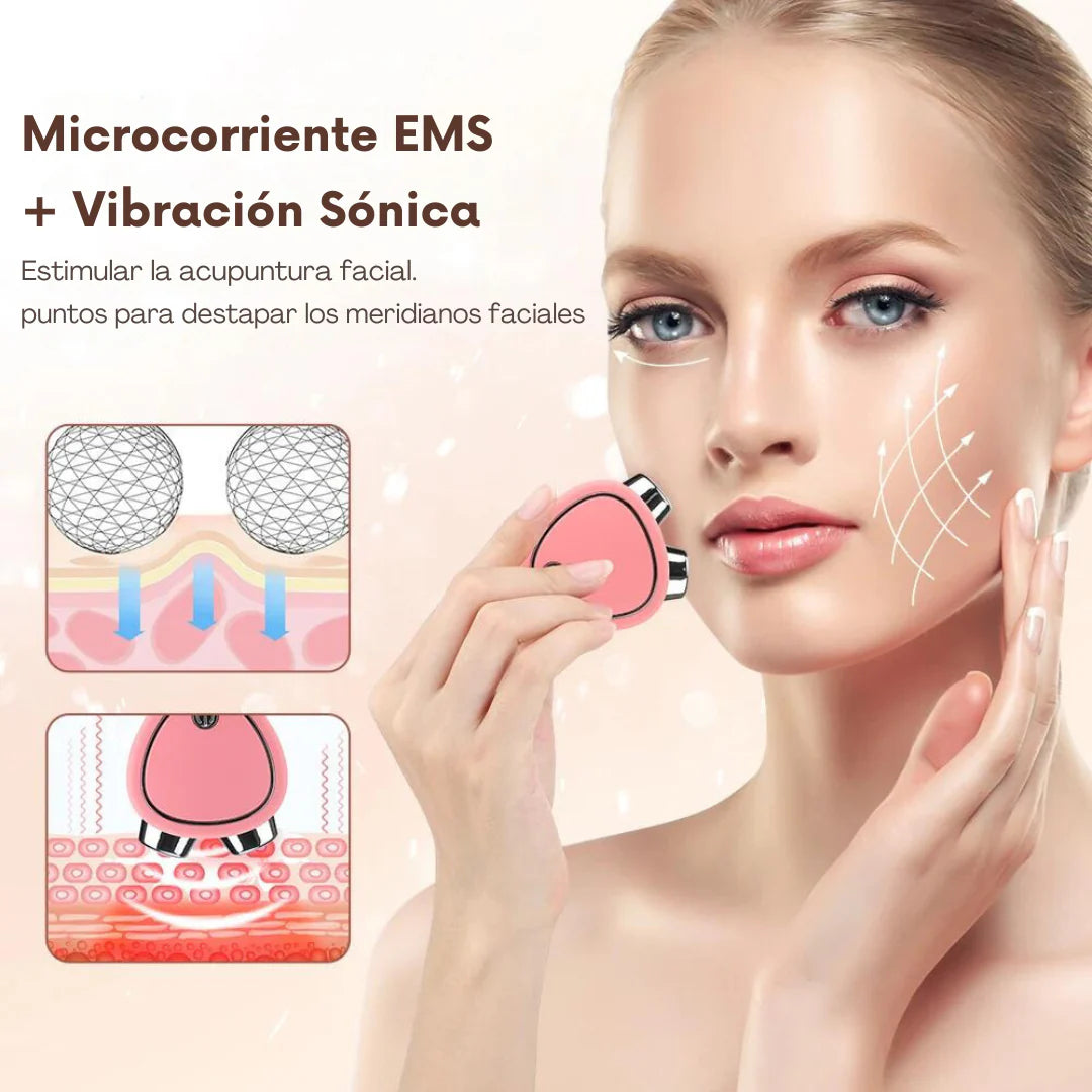 Masajeador facial  GlowPulse Mini™