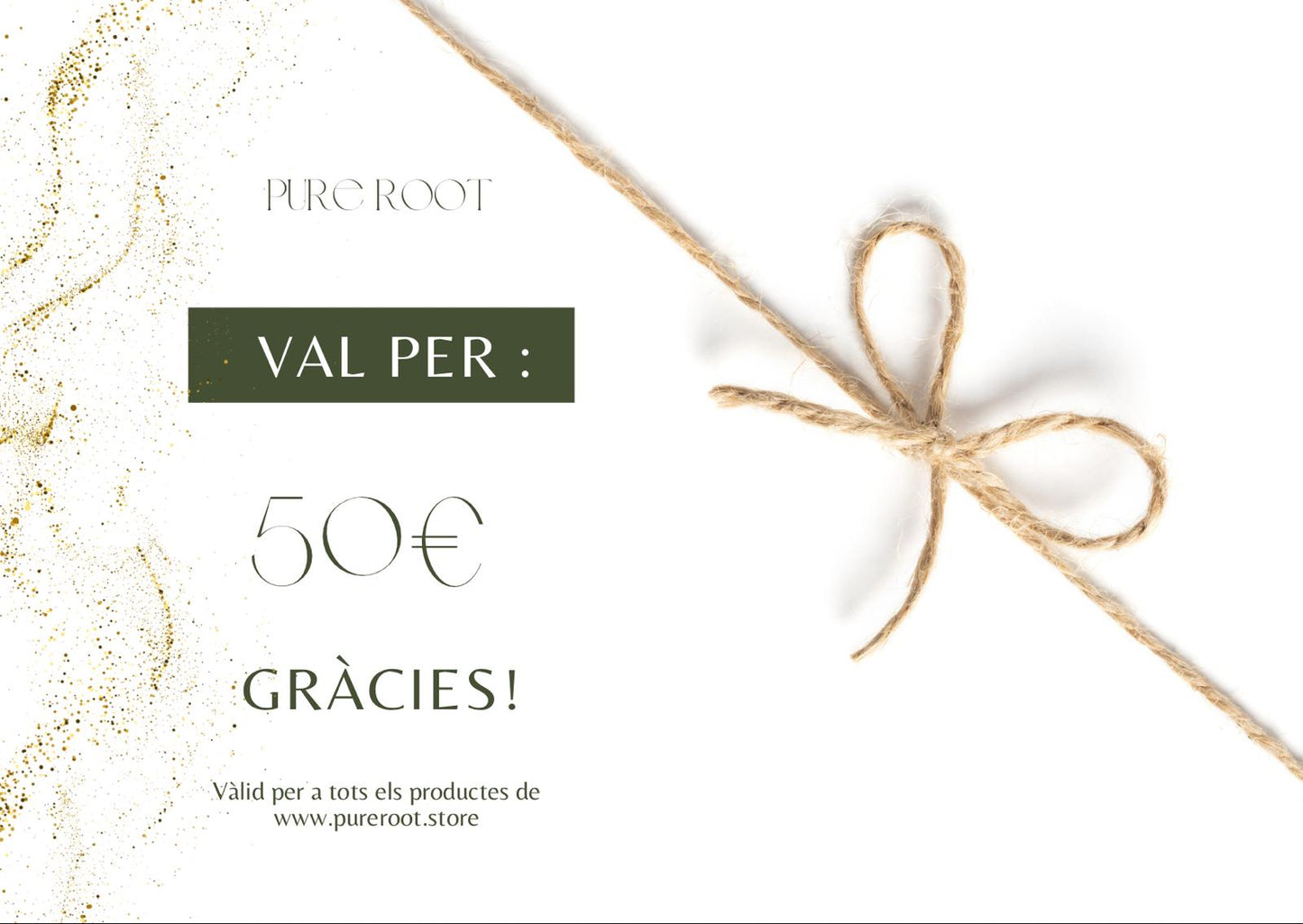 Tarjeta de regalo Pure Root